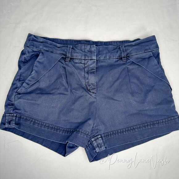 BCBGMaxazria Benita Shorts Size 4 Navy - Picture 1 of 9